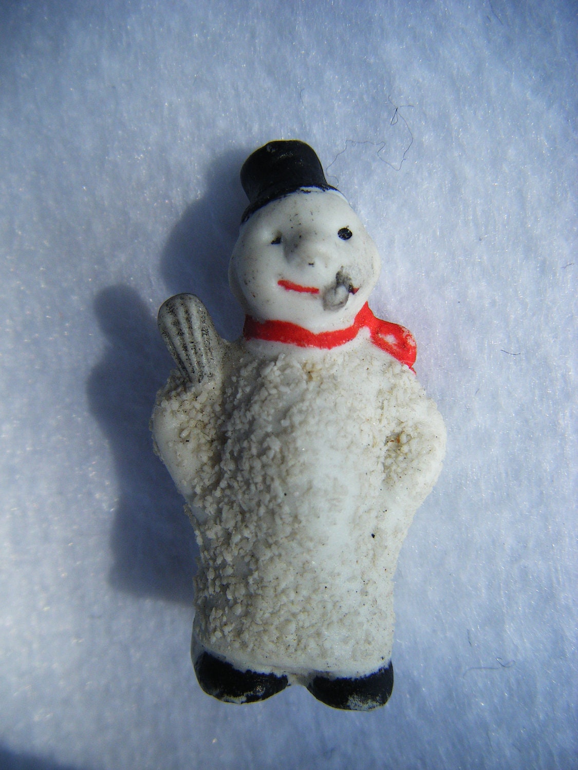 RESERVED FOR DORABELLA 1920's German Snowman Snow Baby, Tiny Antique Snowbabies