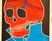 Cool Story Bro- stencil on 11x14 canvas