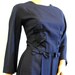 1950s Navy Silk Dress // Pattullo-Jo Copeland NOS // 4/6