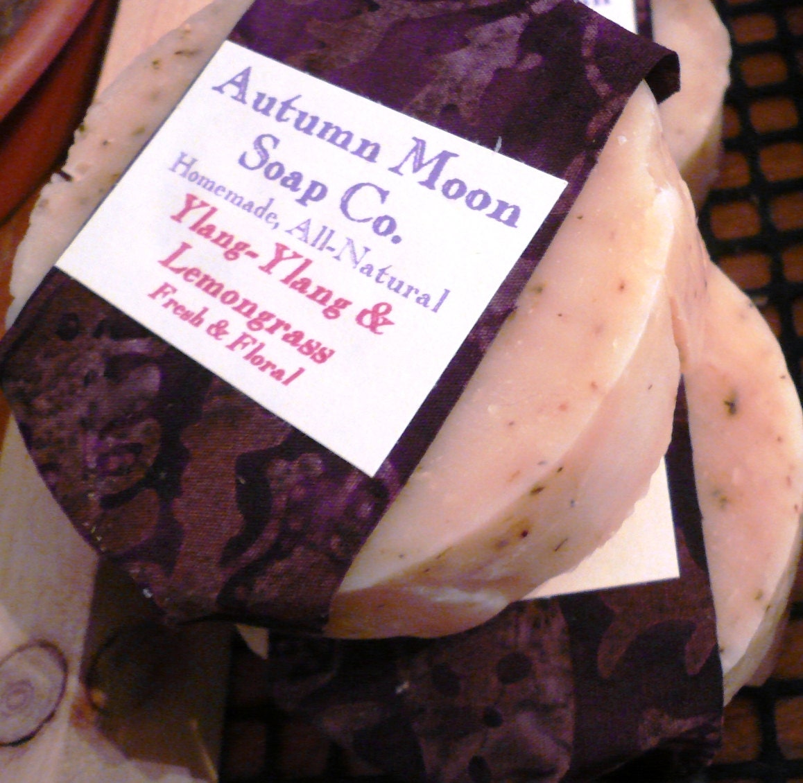 Ylang-Ylang & Lemongrass Soap, ALL-NATURAL, vegan, shampoo bar, solid shampoo