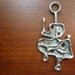 Vintage Swedish abstract pewter pendant / Gson Lindholm