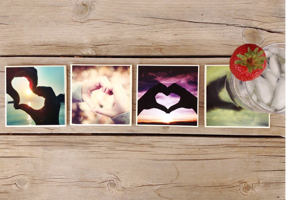 Heart Hands Coaster Set- Black Friday/Cyber Monday