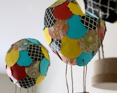 Crib Mobile - Unique Baby Crib Mobile - Modern Crib Mobile - Hot Air Balloons - Balloons - Balloon Mobile - Balloon Nursery Mobile