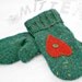 Upcycled, Recycled Repurposed Wool Sweater Mittens