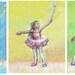 Ballet Ballerina dancers Girls Nursery Art, print painting Dance Childrens