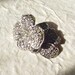 Marcasite clip on earrings. In Eva's Collections.
