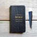 Vintage antique dictionary / 1920s / Lithuanian English dictionary / rare books / black / gold / collectible / pocket guide / unique gift