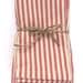 Red French Ticking Cloth Napkins - Set of 4 - Dinner Napkins