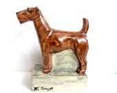 Vintage Art Deco figurine from Maurice Osmond . France 1920. Dog figurine. Home decor.Collectibles.