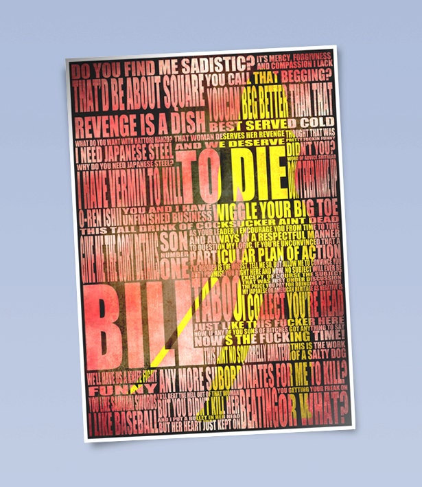 Kill Bill art print (420mm x 297mm)
