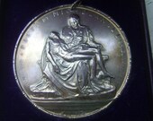 Towle Medallic Art Pieta by Michelangelo Sterling Silver Medal