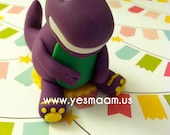 Barney Cake Fondant Topper