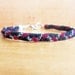 Suede Bracelet in Maroon and Black