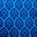 Cotton fabric - Indian fabric - Royal Blue and blue - Block print fabric