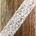 2 Yards Light Ivory Stretchy Lace for Headbands, Garters, and Craft Projects