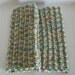 Earthy Copper and Greens Ribbed Crochet Fingerless Gloves