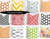 LARGE PILLOWS.Shams.26x26 inch.Designer European Pillow Covers.Printed Fabric Front and Back.Floor Cushions.Housewares.Home Decor