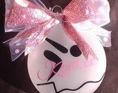Swimmer's Christmas Ornament