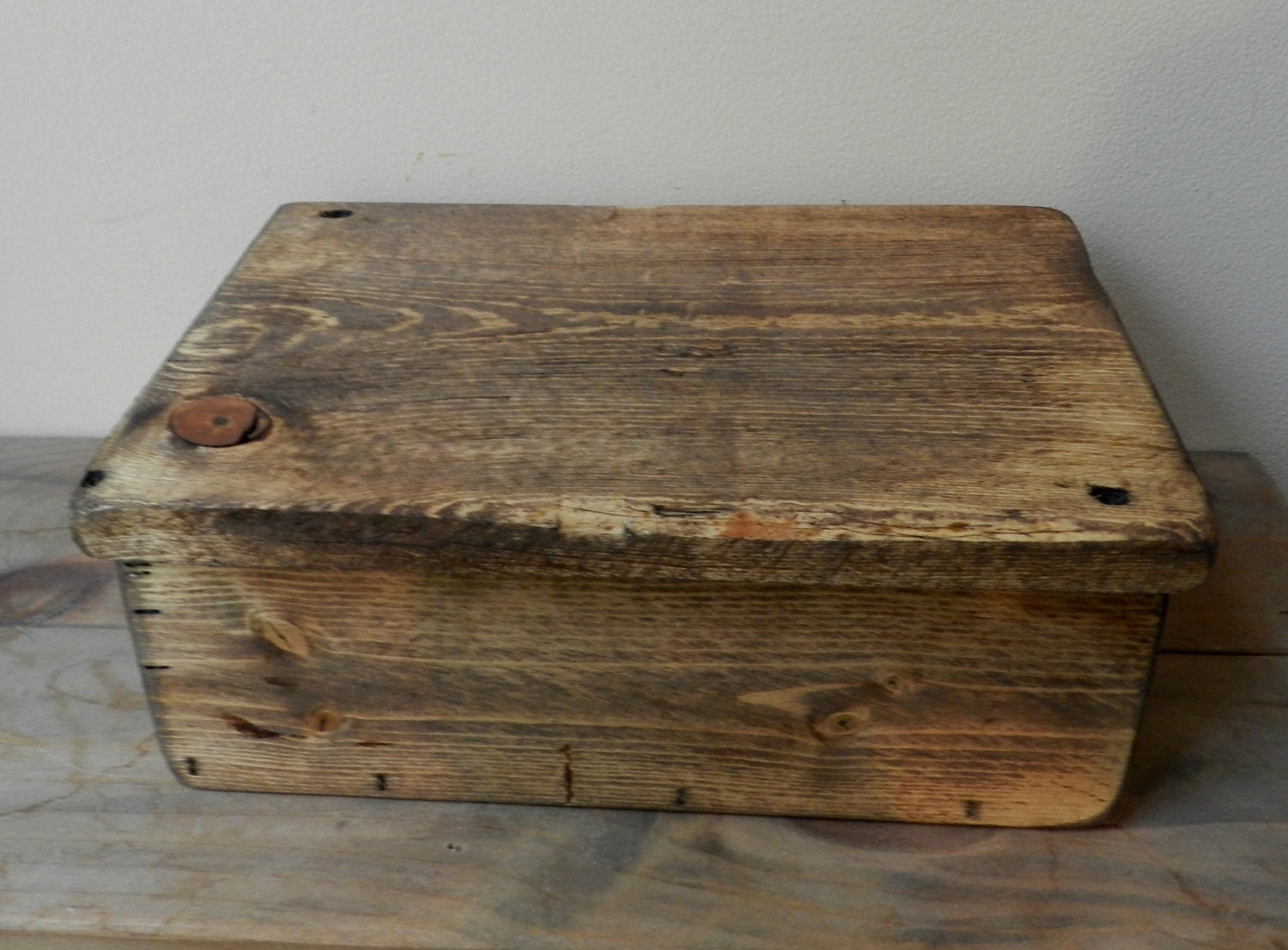 Rustic wooden box