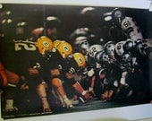 Vintage Sports Poster Sports Illustrated Green Bay Dallas 1971