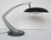 Fase Boomerang desk table lamp Madrid Spain. Beautiful light from the 1960s and early 1970s