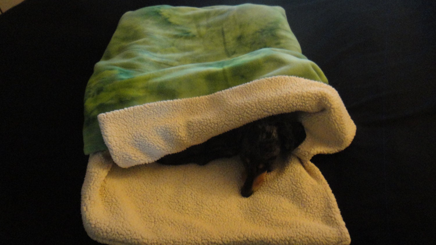 Burrow Bag, Dog Sleeping Bag, Snuggle Sack, Dog Blanket, Dog Bed