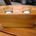 Double Votive Cedar Candle Holder