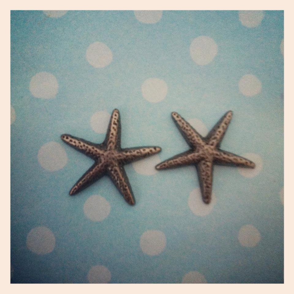 starfish earrings perfect for bridesmaids and beach weddings