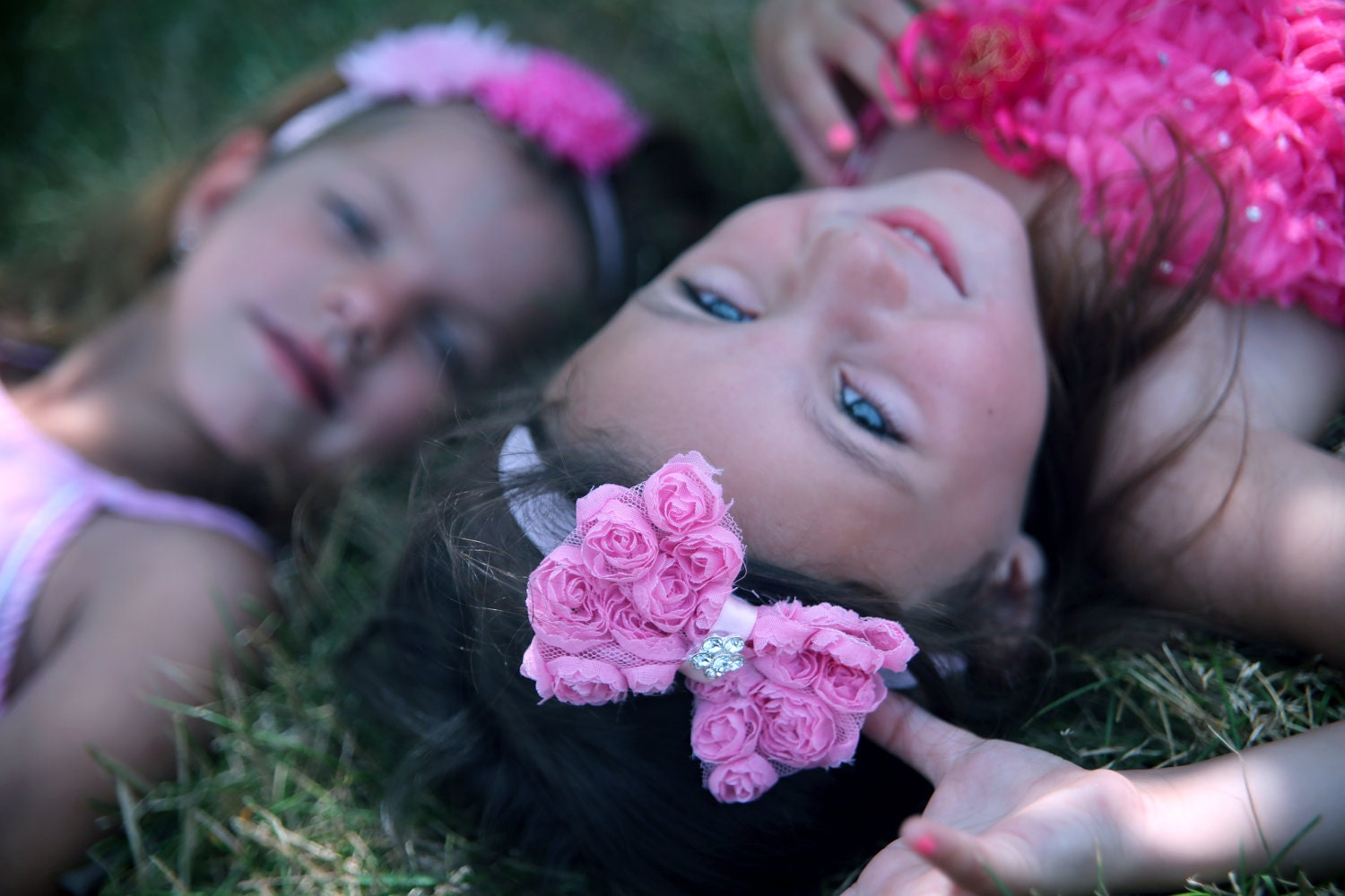 bow headband..newborn headband...pink headband...photography props..toddler headband.