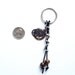 Handmade Keychain             Steampunk Style Accessory             Metal Key Ring        OOAK