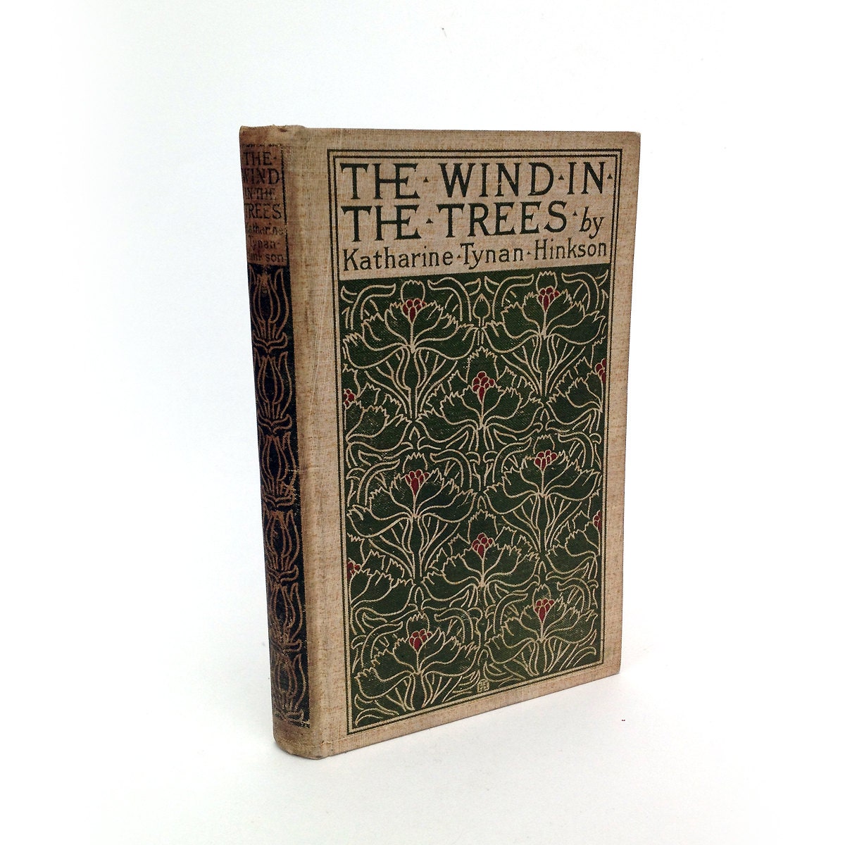 Antique poetry book, The WInd in the Trees by Katharine Tynan Hinkson, 1898 - VintageCuriosityShop