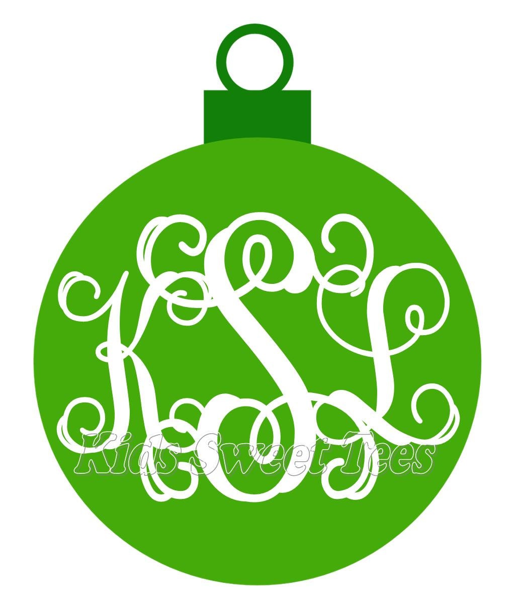items similar to christmas ornament monogram scroll font items similar to christmas ornament monogram scroll font