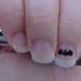 Bat Rounded Wing Inspired Nail Art Decals Original Logo Set of 50 Vinyl Stickers Applique Manicure Pedicure Party Event Accessories