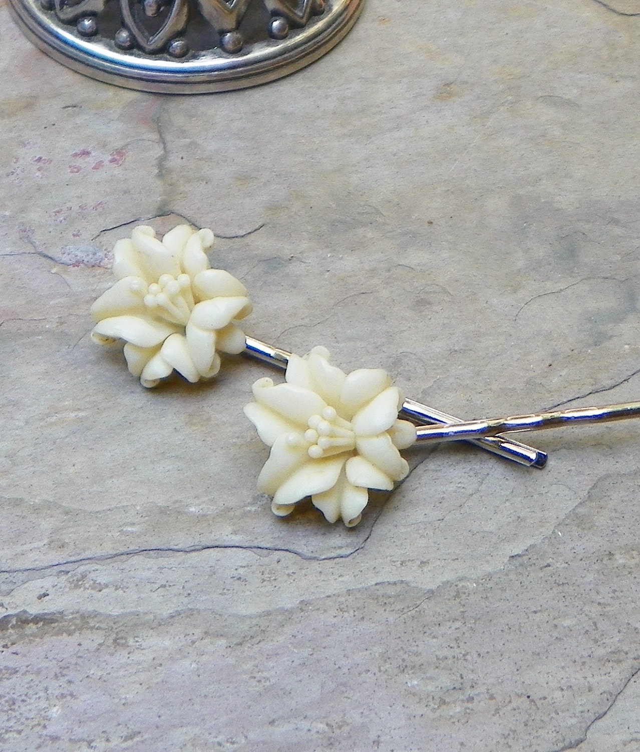 Decorative Vintage Boho Hippie Celluloid Bobby Pins