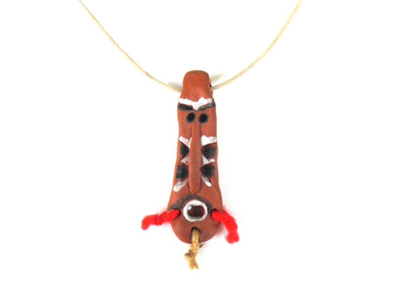 Tribal Necklace -Tribal Ethnic necklace - Tribal Mask (Necklace) - Free shipping