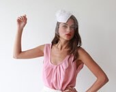 Pink , Airy , Pleated Blouse
