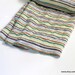 Beach/Park Blanket. Multi color stripes, cotton/nylon blend, fast drying