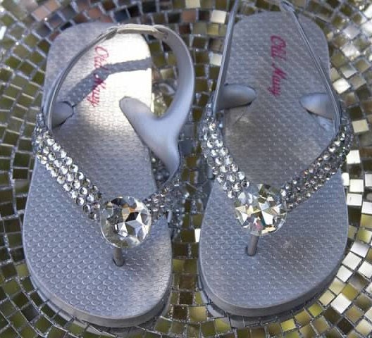 Baby Bling Silver Sandals- ALl Sizes IN STOCK now