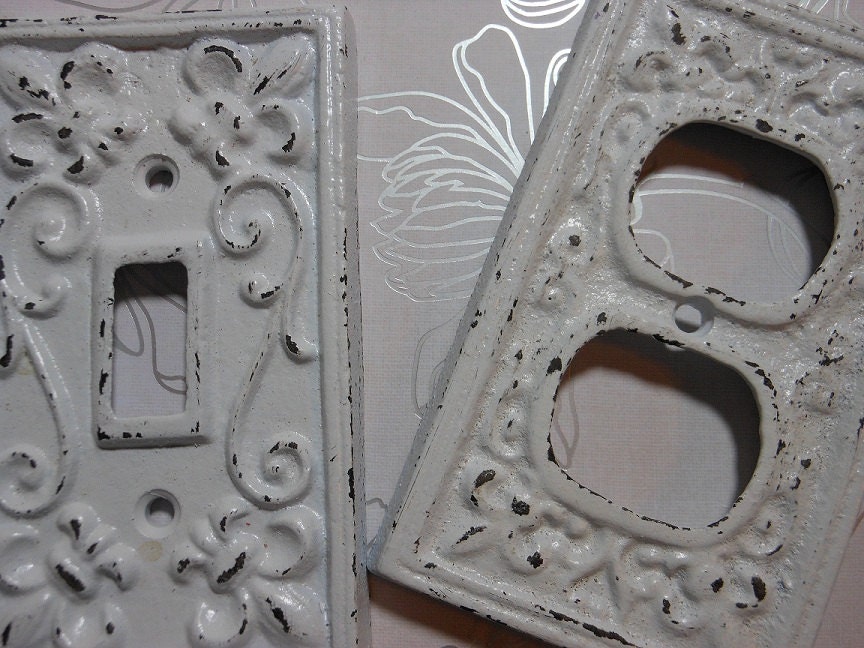 white shabby chic light switch plate and by crystawilliamdesigns white shabby chic light switch plate and by crystawilliamdesigns