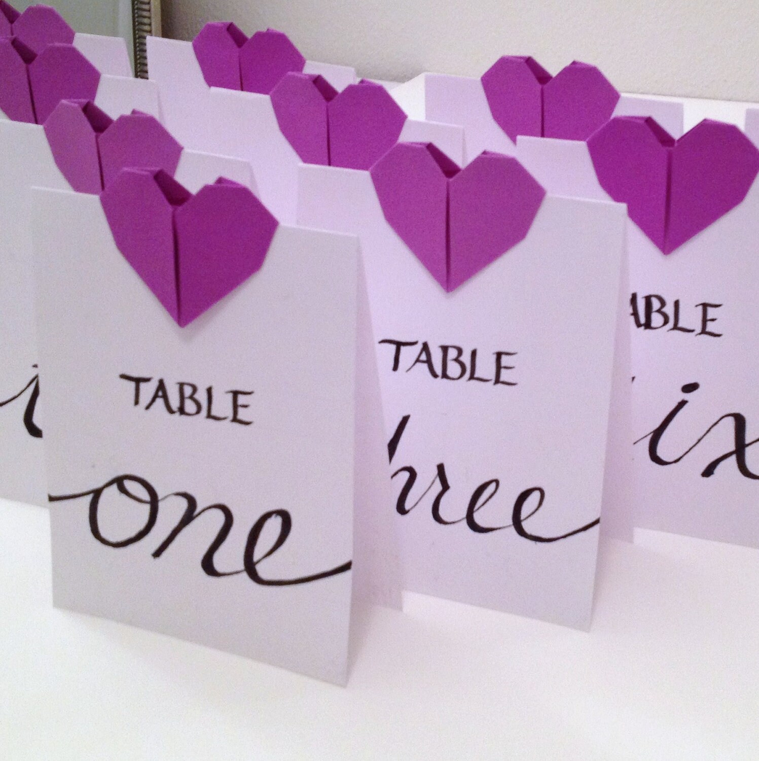 Wedding Table Cards