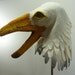 Hand felted seagull animal mask / head dress suitable for performance, dance or theatre