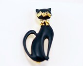 Vintage Black Cat Pin
