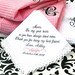 Mother of The Bride Handkerchief - MOB - Thank you for being my BEST FRIEND - Wedding - Weddings - Bridal Hanky - Hankie