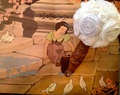 Snow White Bridal Bouquet