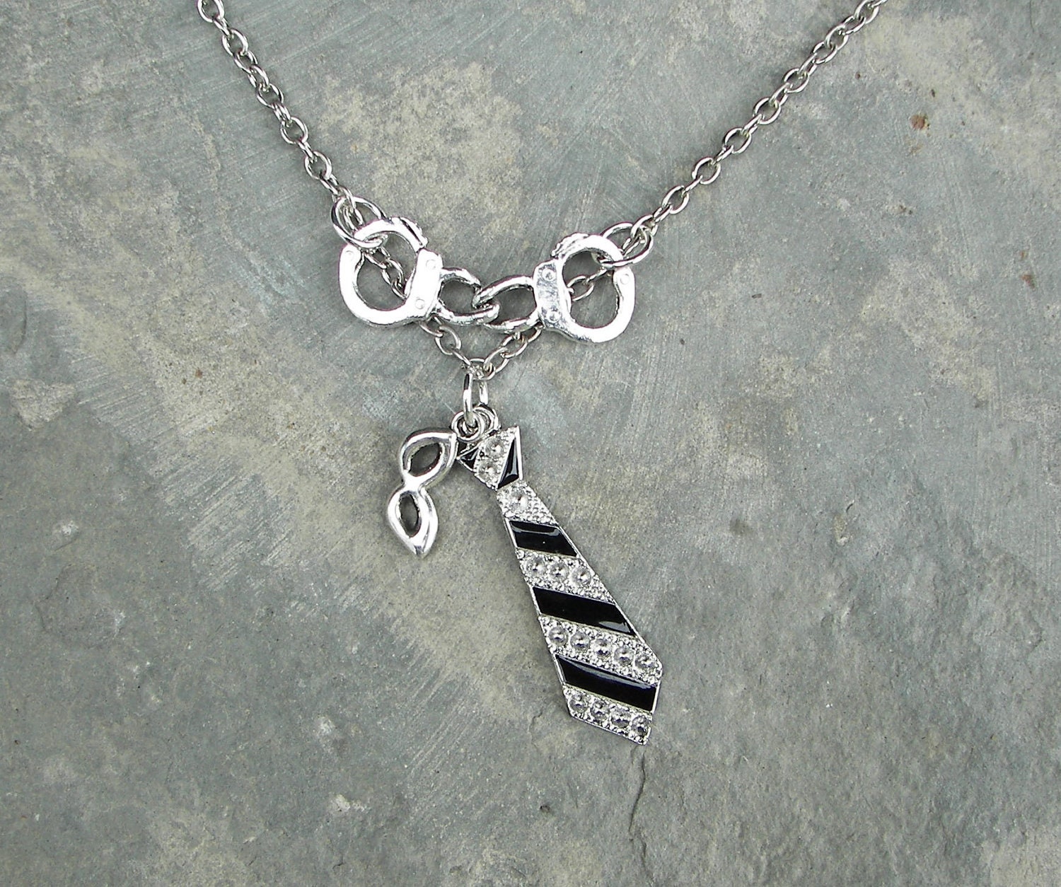 Fifty Shades of Grey Inspired Trilogy  Necklace