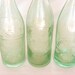 French country kitchen blue green glass bottle, summer picnic, 1 vintage soda bottle, retro kitchen, lemonade, French picnic, water carafe