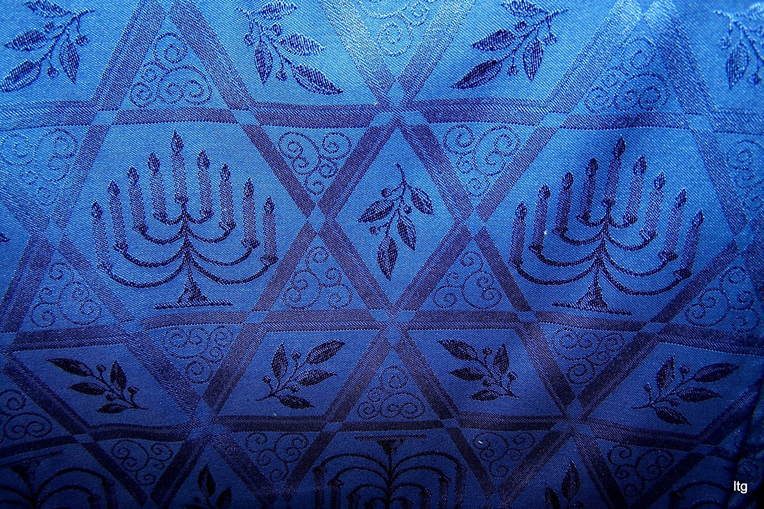 blue damask hanukkah tablecloth 56 x 102 by blue damask hanukkah tablecloth 56 x 102 by