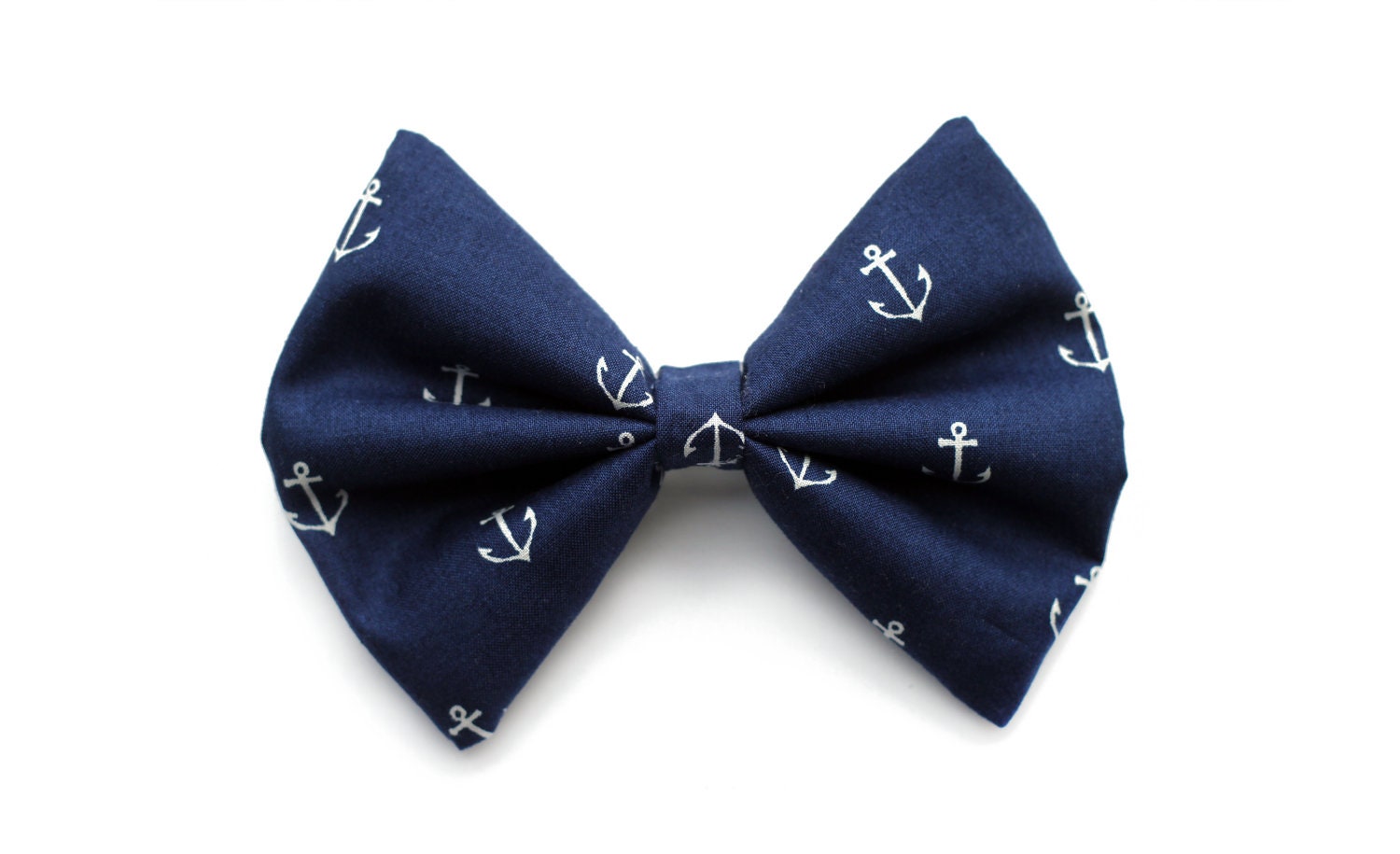 Anchor Printed Hair Bow