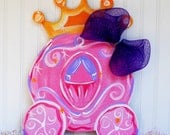 Door Hanger: Princess Carriage, Princess Crown