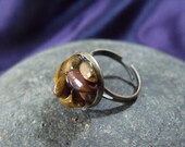 Tiger's Eye Crystal Ring